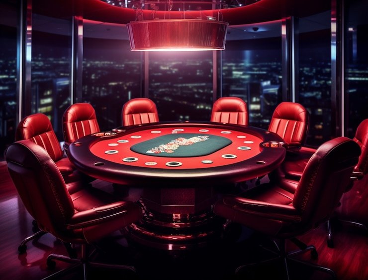 Meja live casino dengan dealer di platform togel sgp